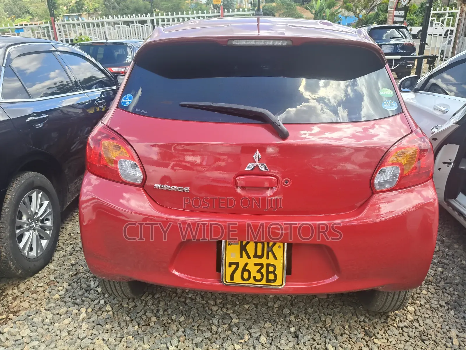 Mitsubishi Mirage DE 4dr Hatchback (1.2L 3cyl CVT) 2015 Red