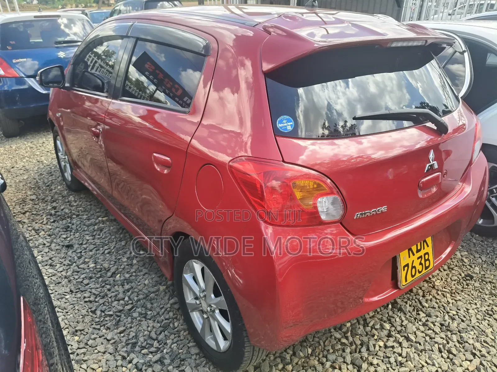 Mitsubishi Mirage DE 4dr Hatchback (1.2L 3cyl CVT) 2015 Red