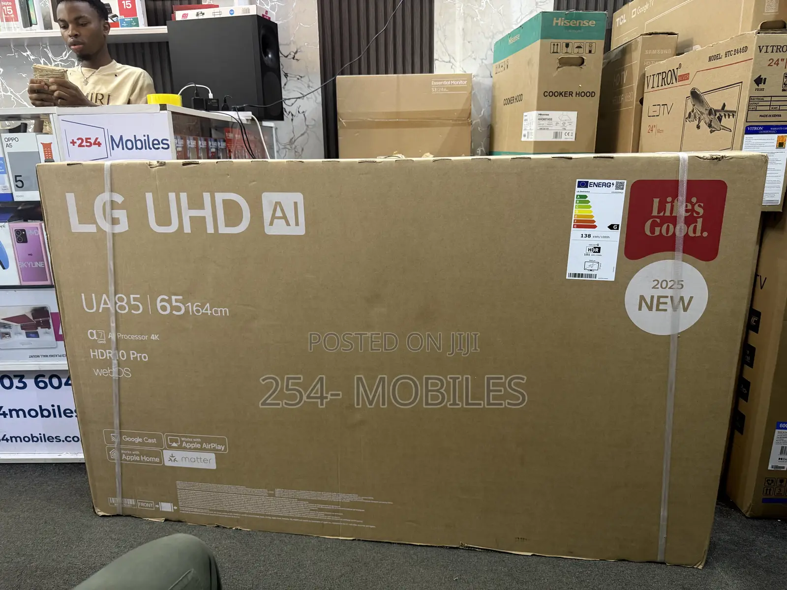 Lg 65-Inch Uhd Ai Ua85 Smart Tv 65ua85006la Magic Remote Hdr10
