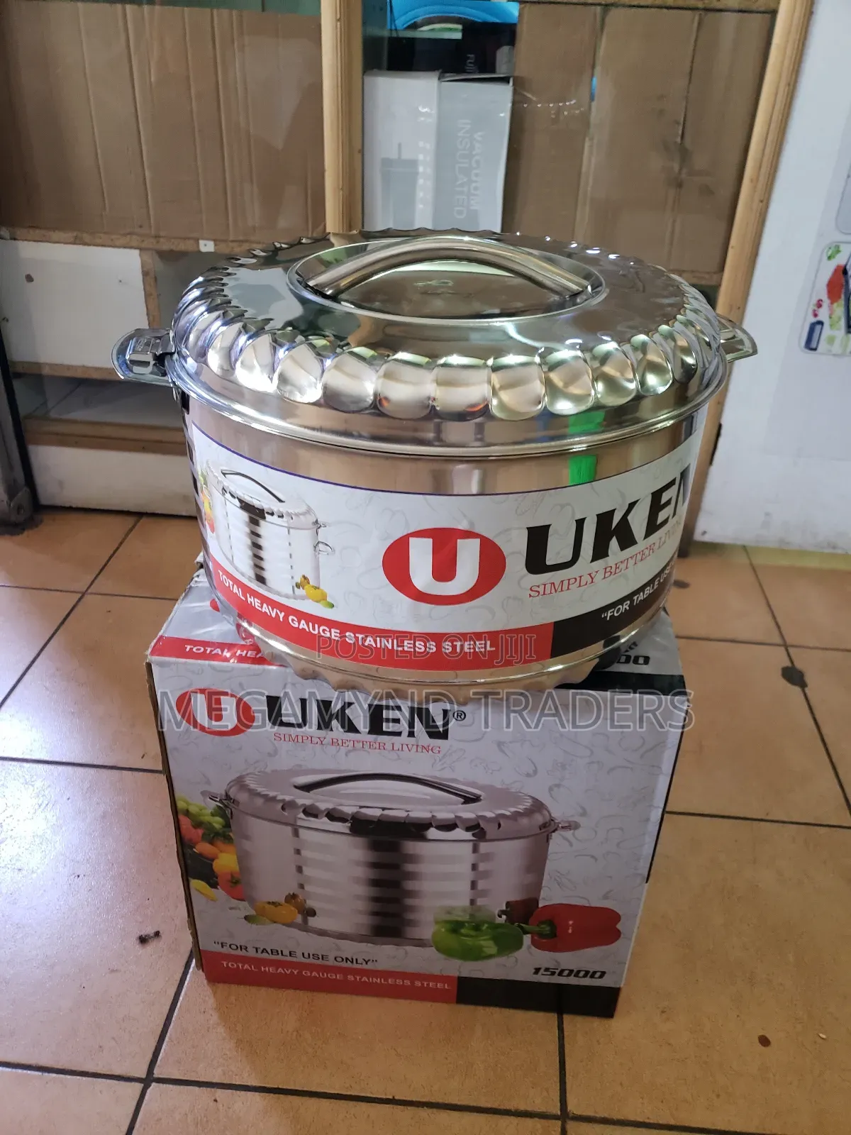 15 LTR Stainless Steel Hot Pot / Uken Hotpot 15 LTR