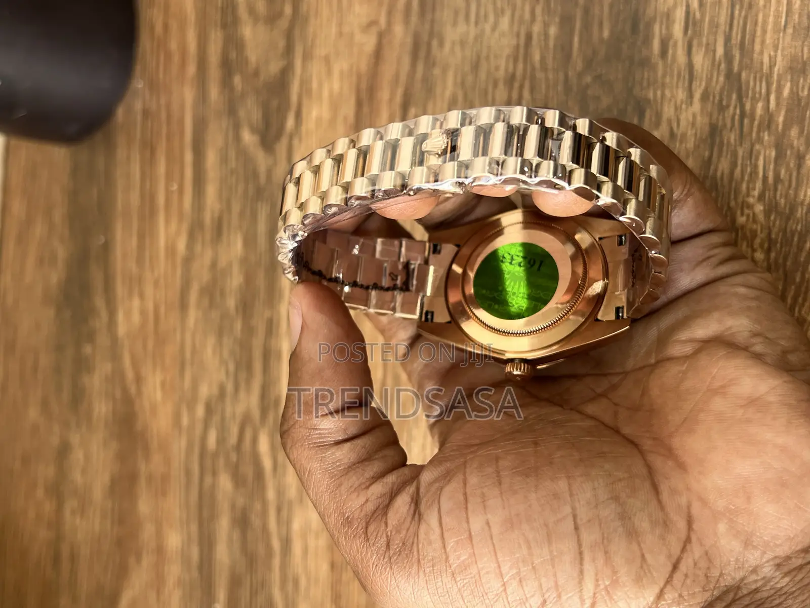 Rolex Presidential Rose Gold Watch With Diamond Markers