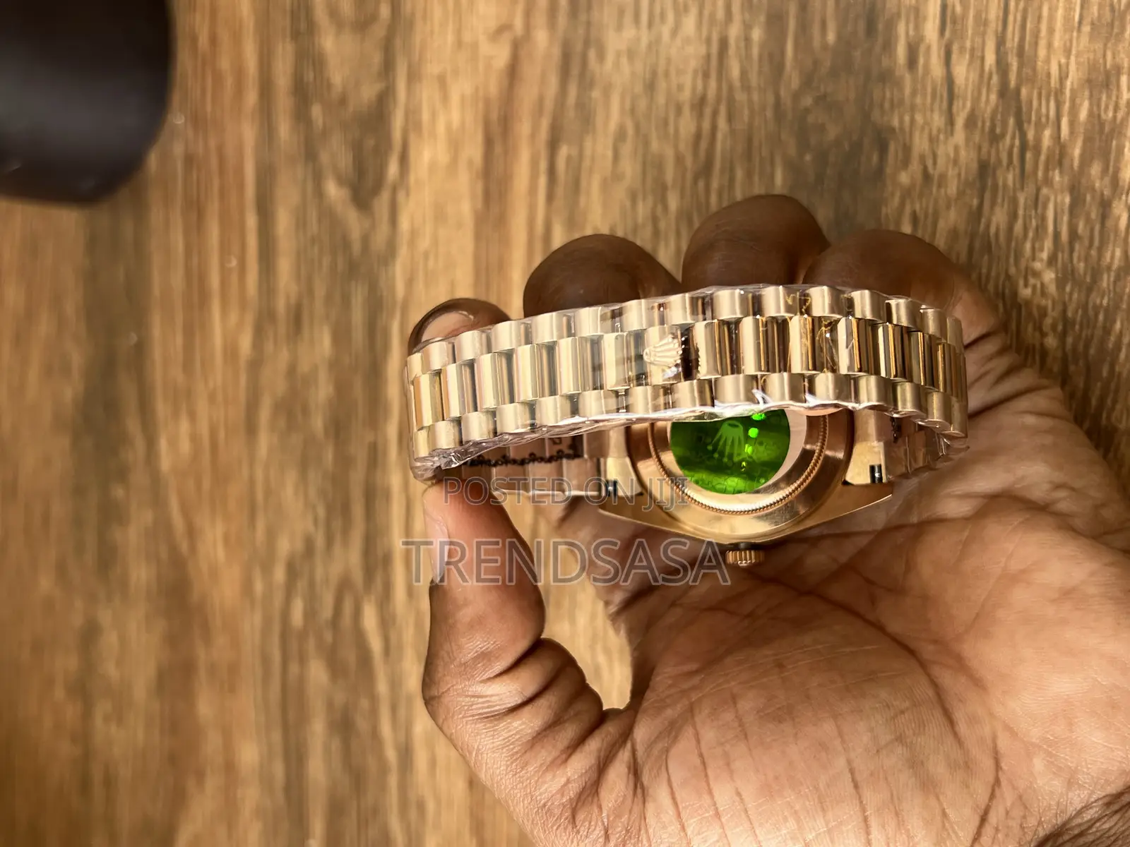 Rolex Presidential Rose Gold Watch With Diamond Markers