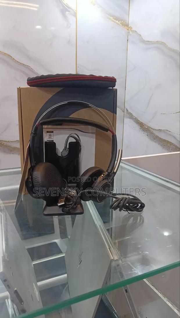 Poly Voyager Focus 2 Ms Stereo Bluetooth Headset With Charging Stand