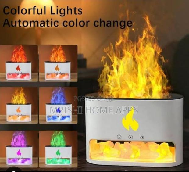 10w Salt Stone Fireplace Aroma Diffuser Humidifier - thumbnail 4