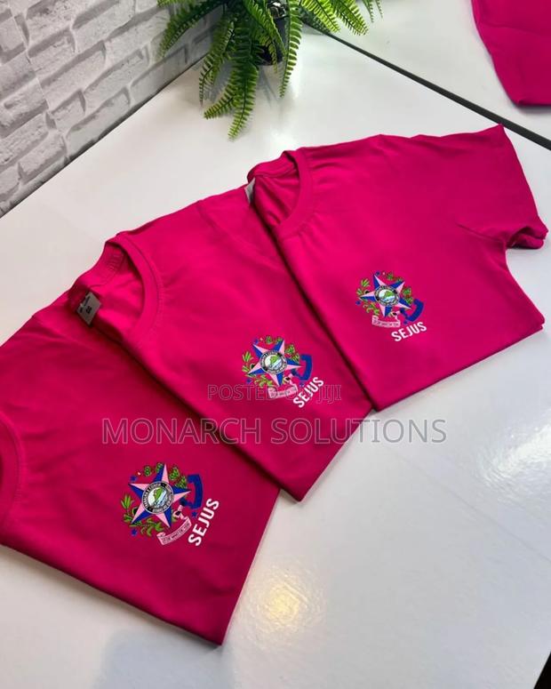 Royal Blue/ Red Tshirts With Brand - thumbnail 2