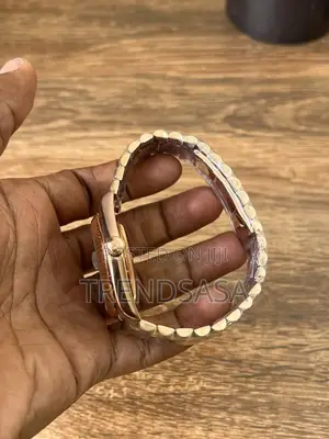 Rolex Presidential Rose Gold Watch With Diamond Markers
