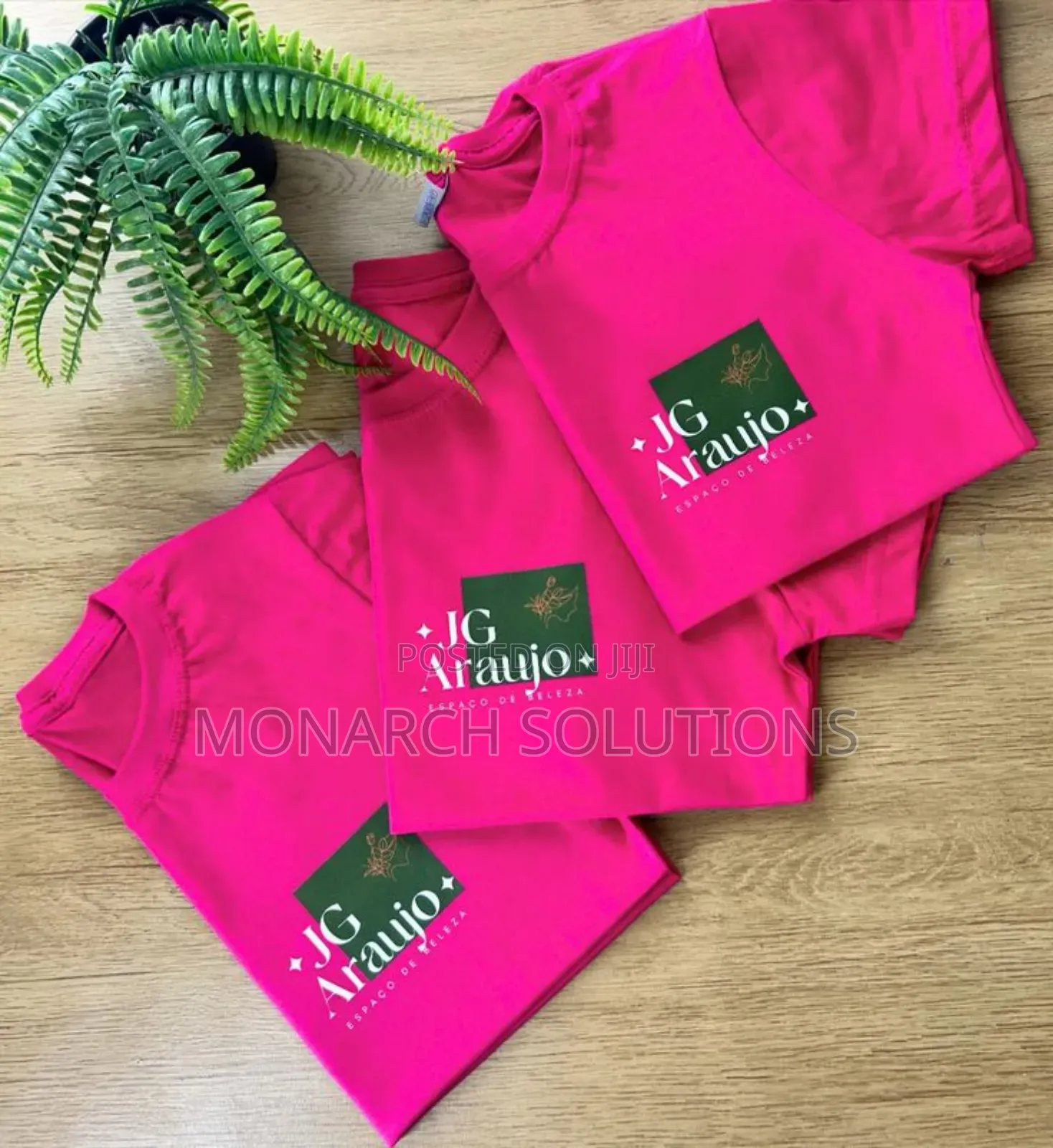 Hot Pink Tshirts or Orange With Custom Logo