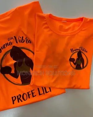 Hot Pink Tshirts or Orange With Custom Logo