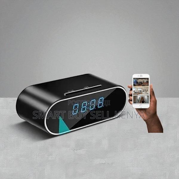 Professional Home Security Tool Wifi Table Clock Hidden Spy Camera