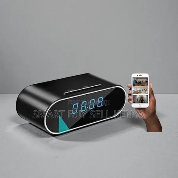 Smart Desk Camera System Wifi Table Clock Hidden Spy Camera