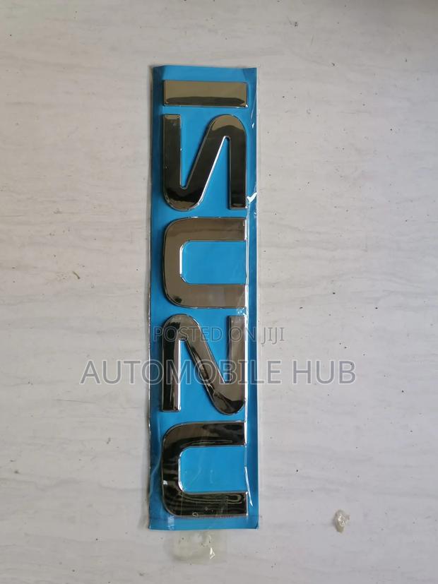 Isuzu Chrome Badge Emblem 3d Logo for Dmax Mux Kb Pickup