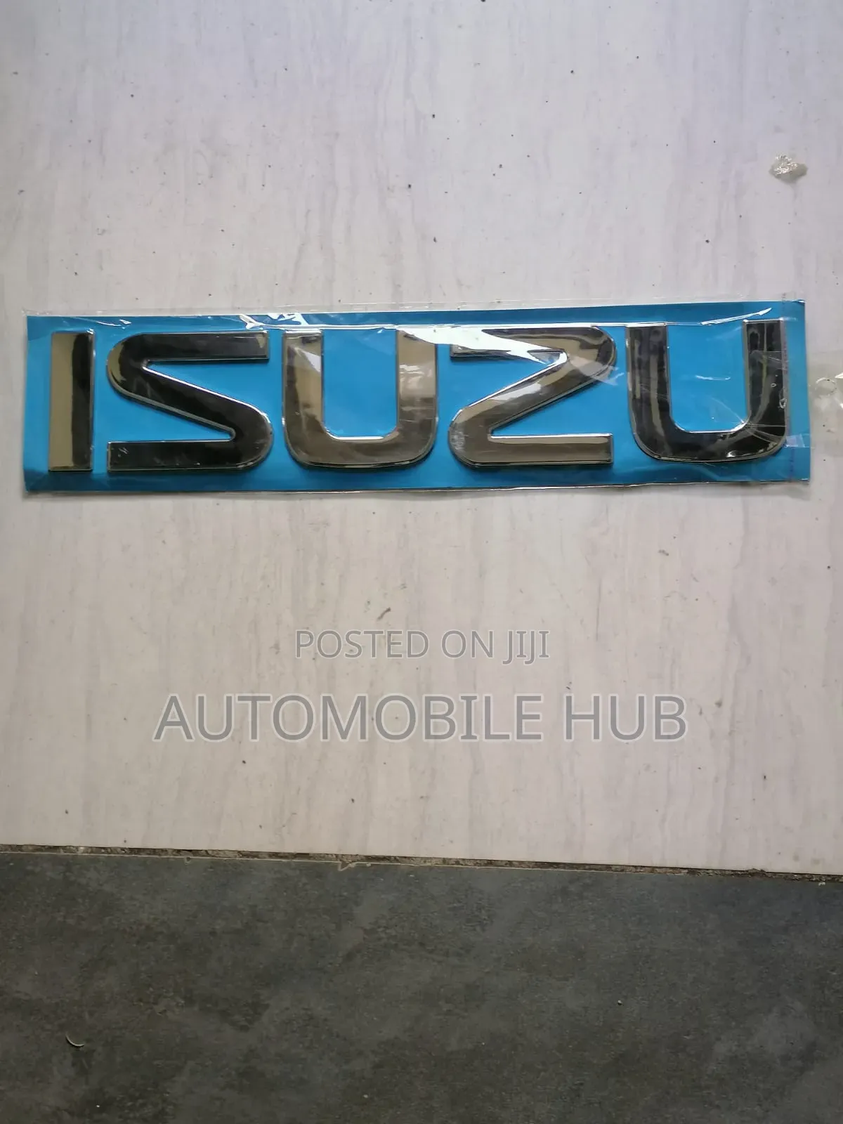 Isuzu Chrome Emblem Badge Kenya Tailgate Logo for D-Max Mu-X Kb Pickup
