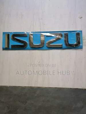 Isuzu Chrome Emblem Badge Kenya Tailgate Logo for D-Max Mu-X Kb Pickup