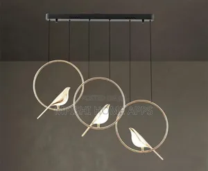 3 Bird Gold Hanging Pendant Ceiling Light