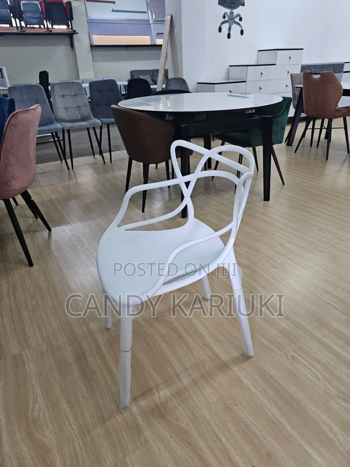 White Classy Balcony Chair