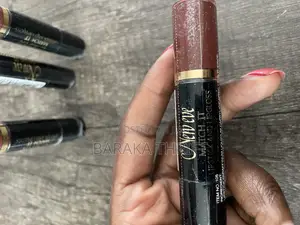 New Eve 2 In1 Natural Brown Lipstick and Lip Gloss Cosmetic Duo (No22)