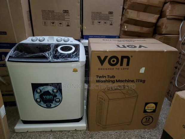 Von 11kgs Twin Tub Washing Machine