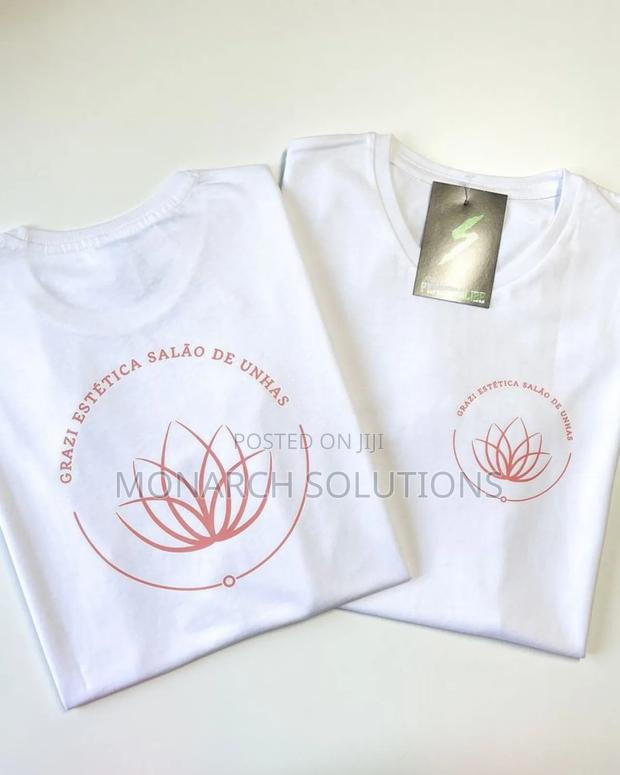 White Only or Black Only Coprate Roundneck Tshirts