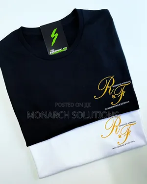 White Only or Black Only Coprate Roundneck Tshirts