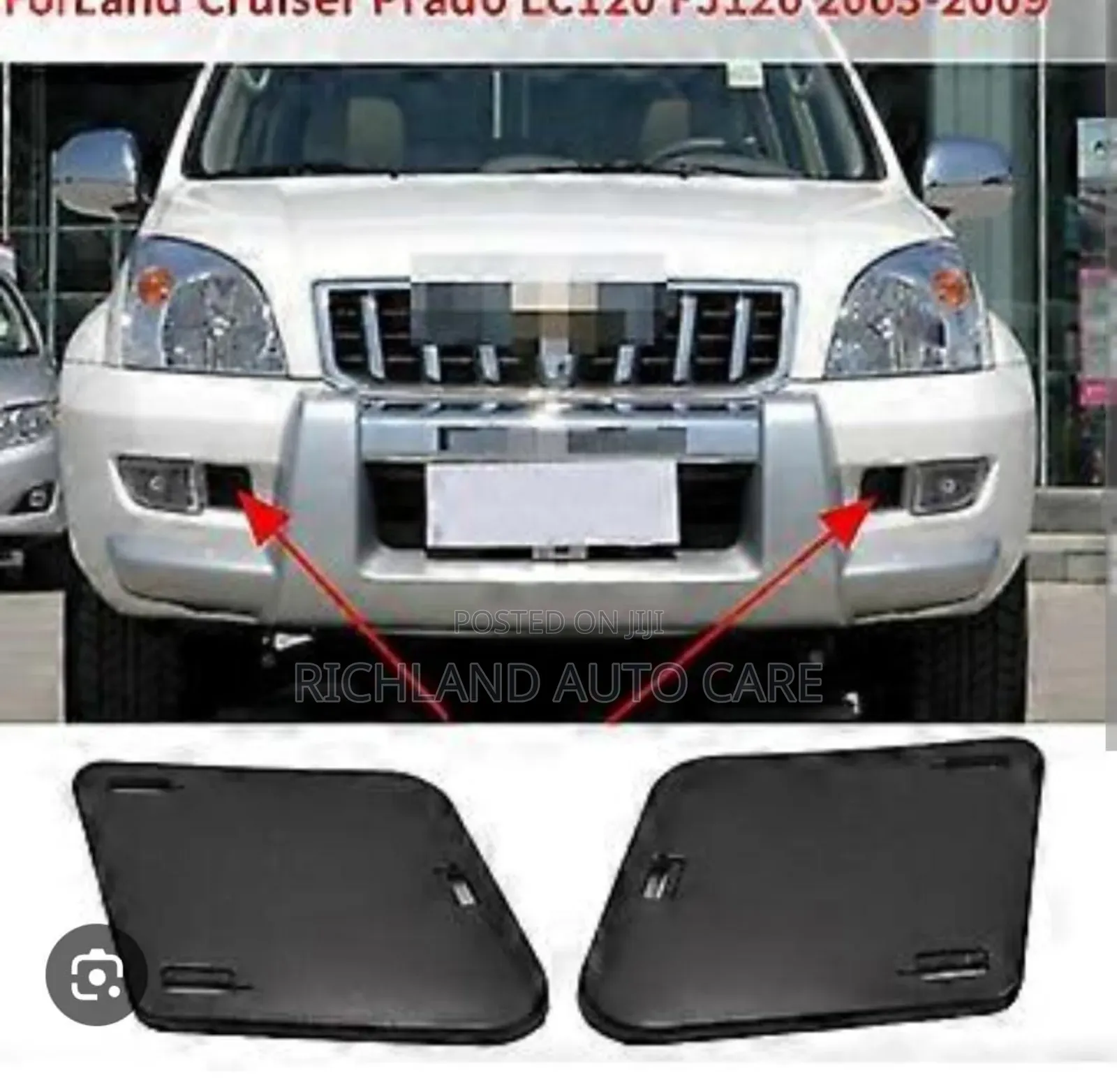 Foglamp Cover Prado 120