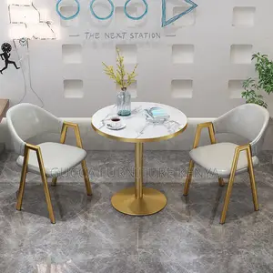 Home Modern Round Dining Bistro Table