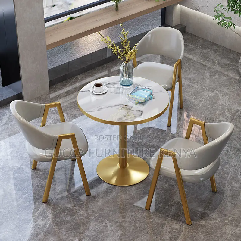 Home Modern Round Dining Bistro Table