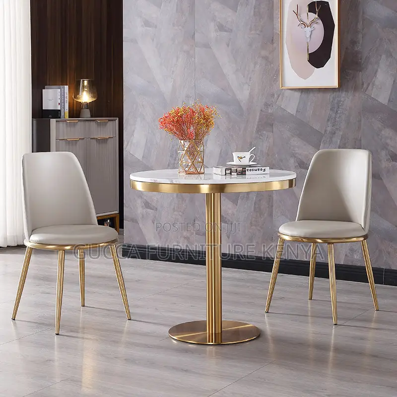 Home Modern Round Dining Bistro Table