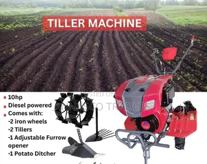 10 Hp Diesel Powered Tiller Machine
