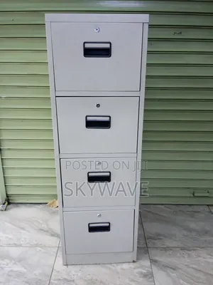 4 Drawer Metallic Office Cabinet