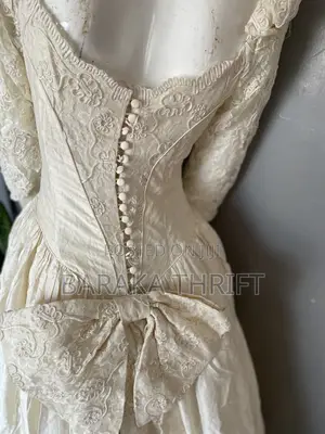 Vintage Helen Marina Wedding Dress (100% Silk)