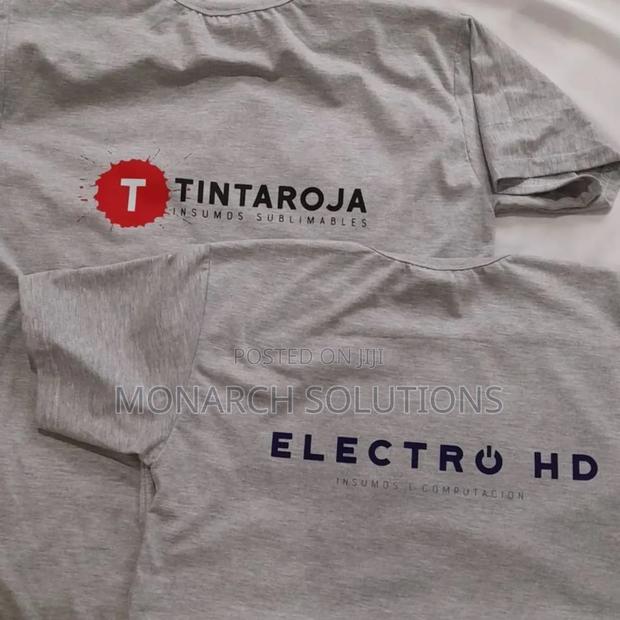 Electrifying Royal Blue Round Neck Tshirts - thumbnail 2