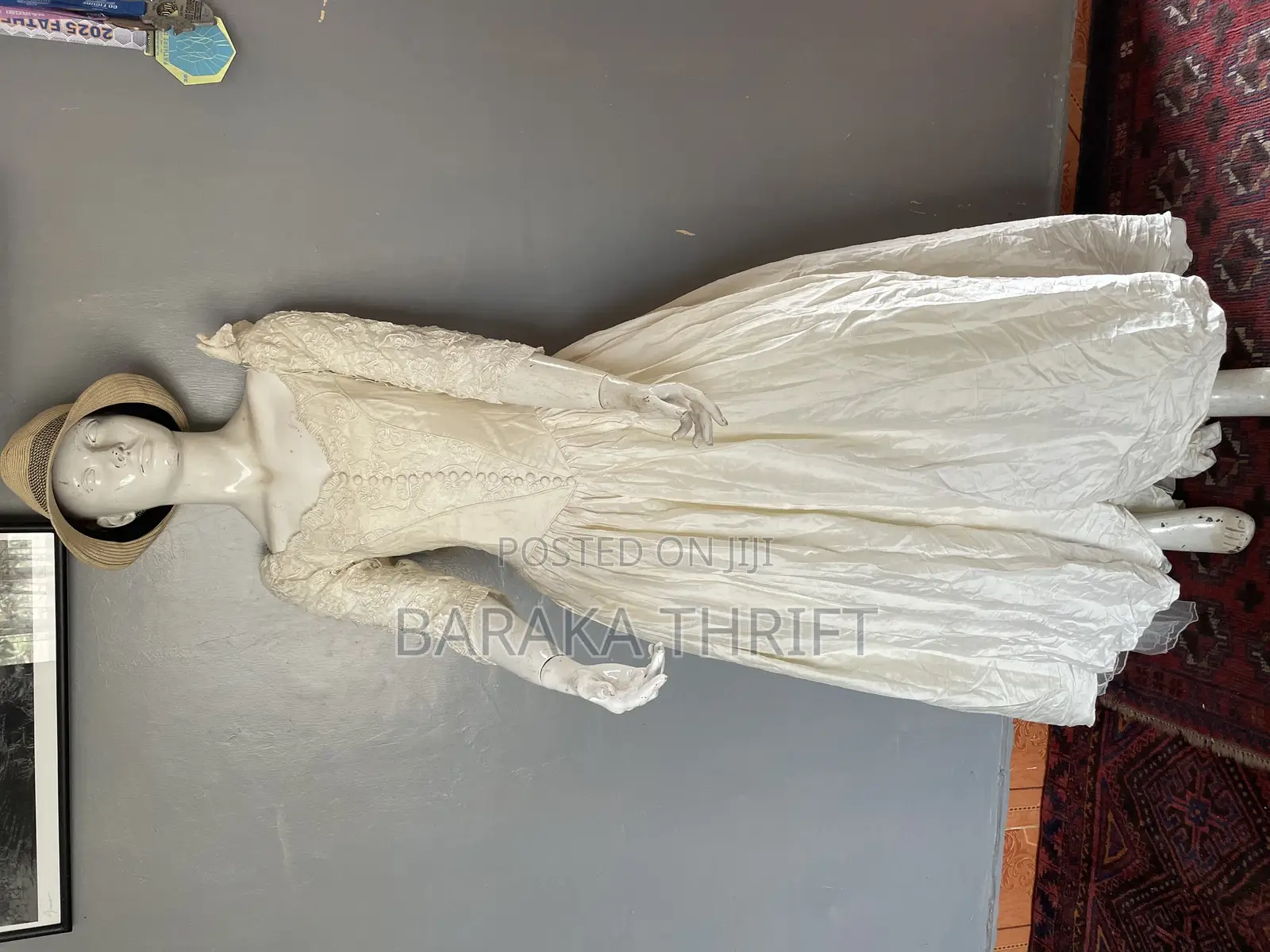 Vintage Helen Marina Wedding Dress (100% Silk)