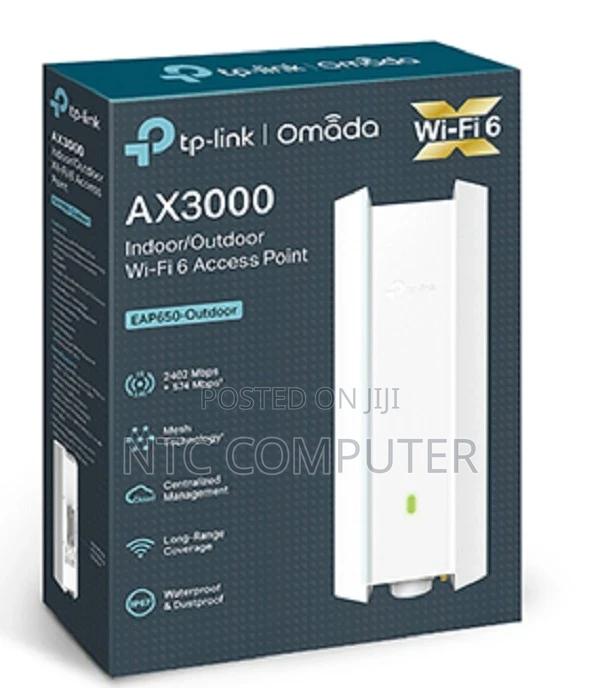 Tp-Link Ax3000 Indoor/Outdoor Wifi 6 Access Point - Tl-Eap650-Outdoor