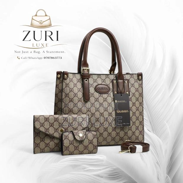 Luxe Functional Pu Leather Classy Handbags - thumbnail 2
