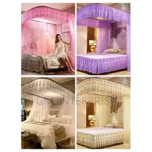 Square Top Double Decker Mosquito Net Fit for All Bed Sizes