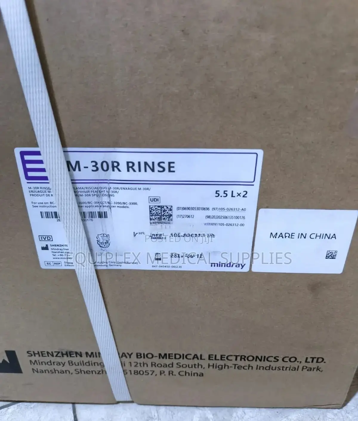 Mindray 3-Part Hematology Rinse