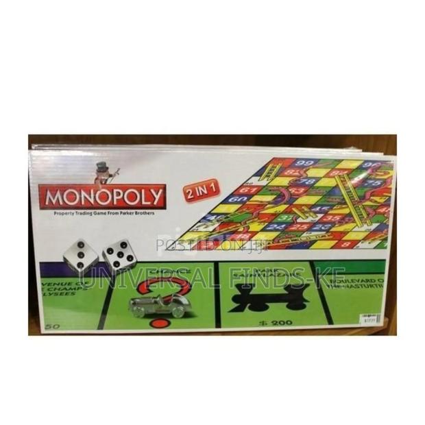 2 in 1 Monopoly Snakes and Ladders - thumbnail 3