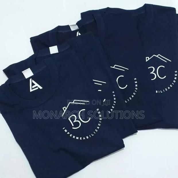 Pocket Logo on Navy Blue Tshirt