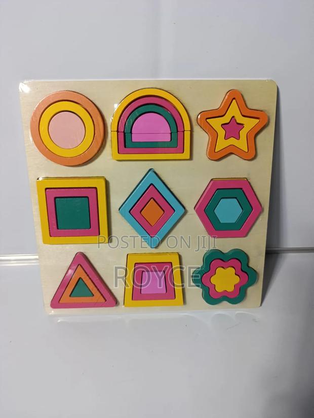 Wooden Puzzle Colors Shape Boards - thumbnail 2