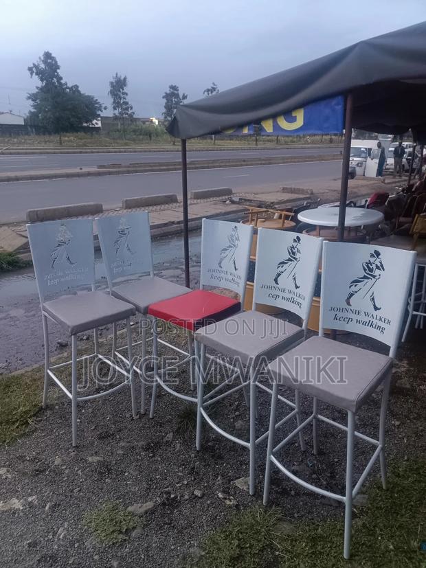 Powder Coated Bar Chairs, With Branding - main view