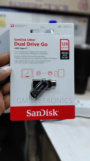 128gb (2 in 1)Usb 3.2 Type-C Flash Drive 400 Mb/S Read Speed.