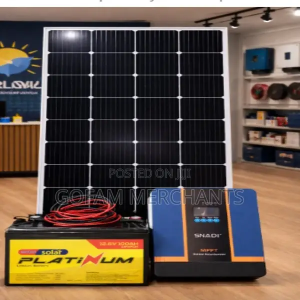 1.2kw Off-Grid Solar System With 100ah Chloride Lithium Battery