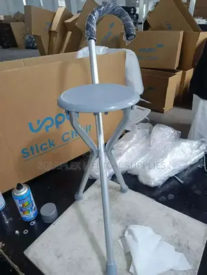 Quality Walking Stick With Seat / Seat Cane (Height Adjustable)