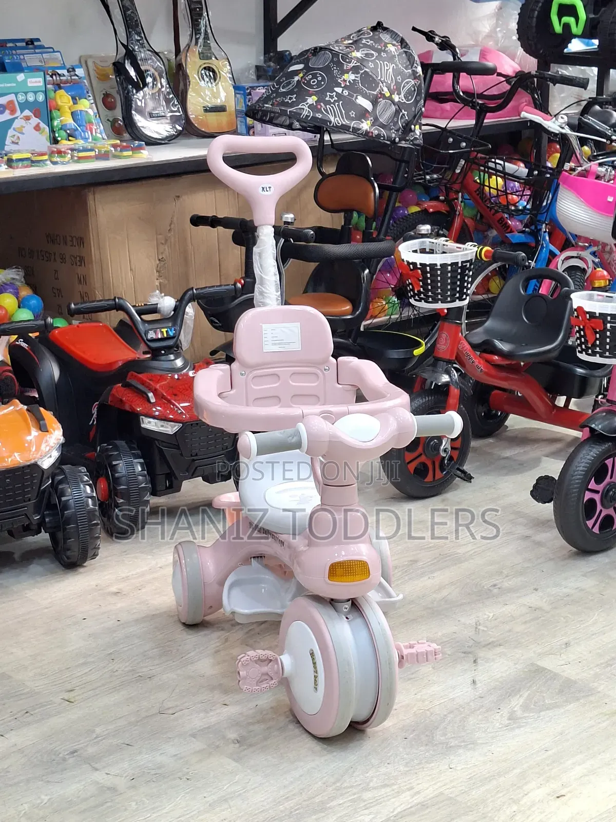 Safe Stylish Kids Push Tricycle (1-4yrs )
