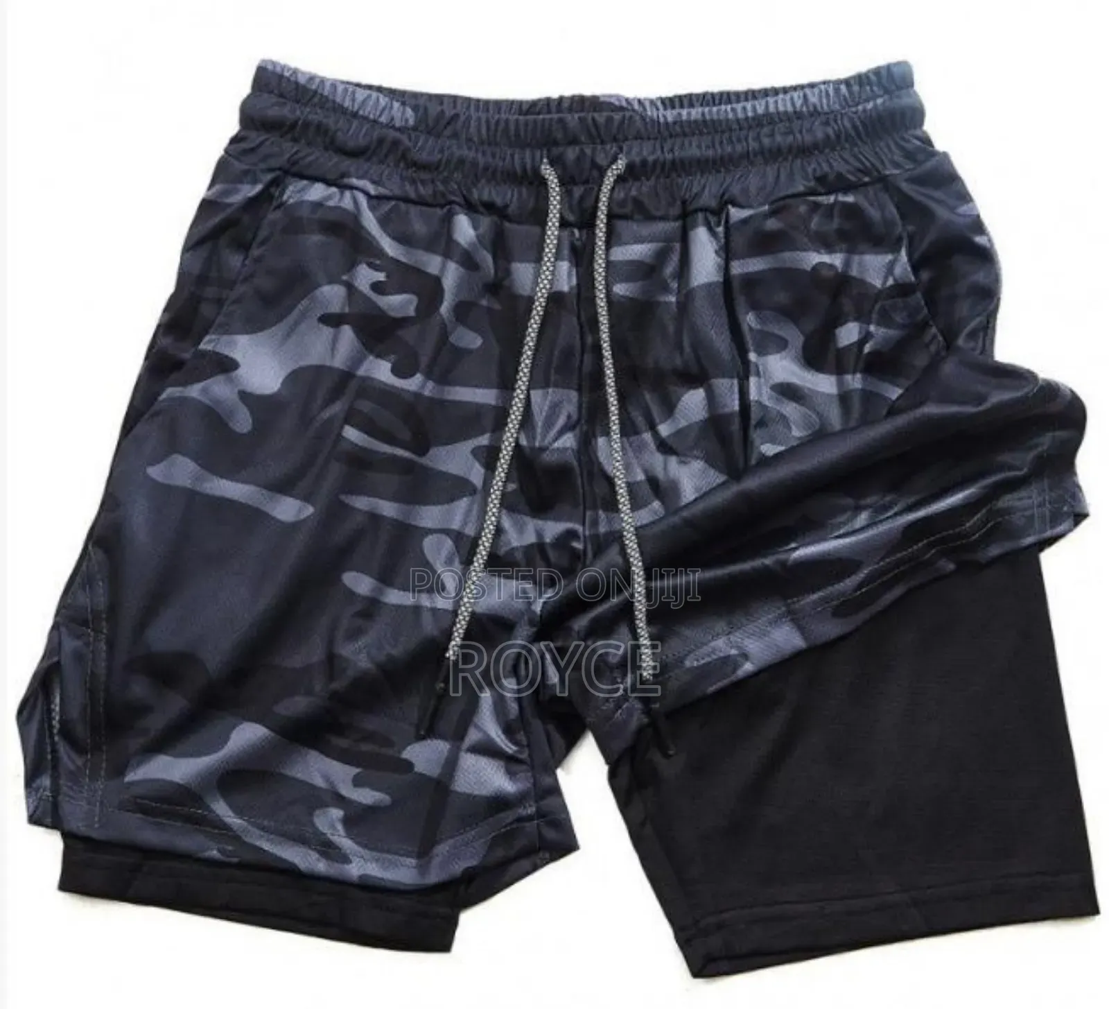 Mens Gym Shorts With Phone Pocket Towel Loop