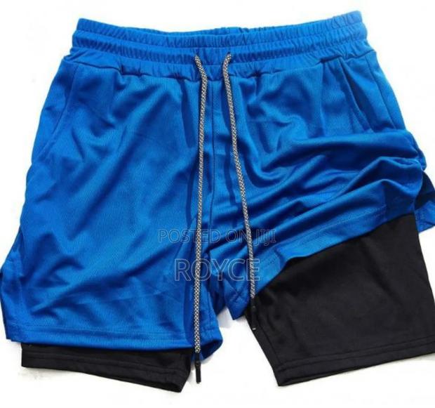 Mens Gym Shorts With Phone Pocket Towel Loop - thumbnail 5