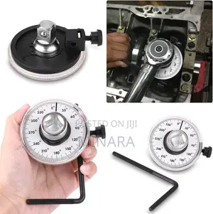 1⁄2” Dr, Torque Angle Gauge, 360 Deg Adjustable Angular Torque Meter