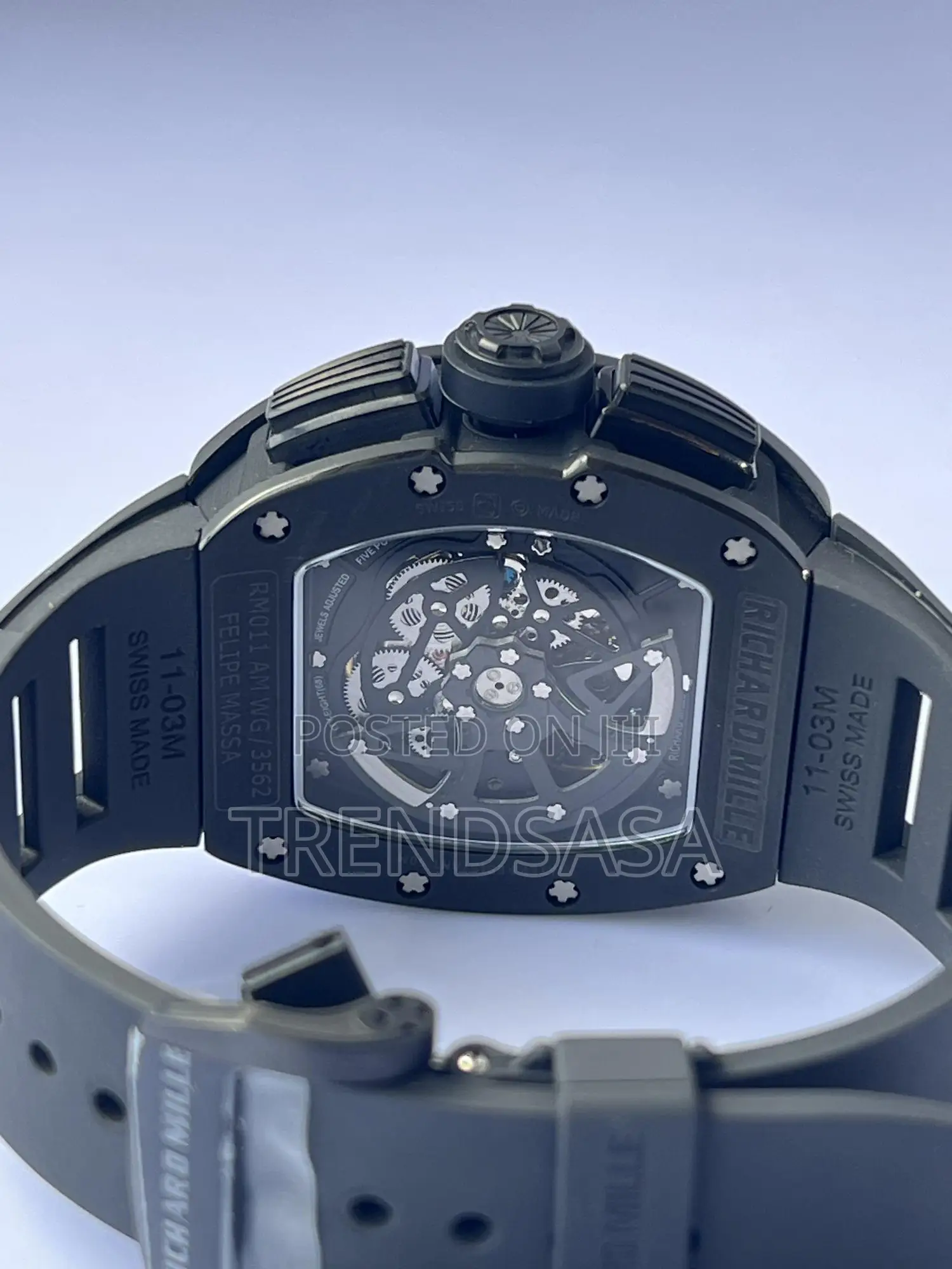 Richard Mille Rm 011 Felipe Massa Flyback Chronograph Black Carbon