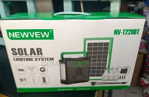 Newvew Solar Lighting Kit With Fm Radio and Bluetooth Music