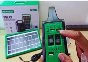 Newvew Solar Lighting Kit With Fm Radio and Bluetooth Music